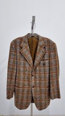 Vintage Milbern Tweed Blazer Milton Clothing Co. St. Paul Belted Back (XL)